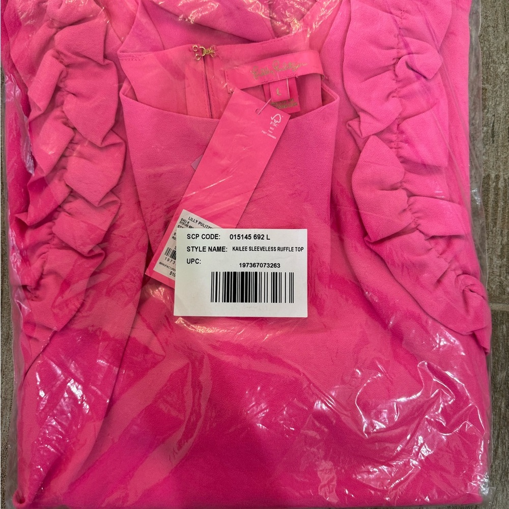 Lilly Pulitzer Kailee Sleeveless Ruffle Top